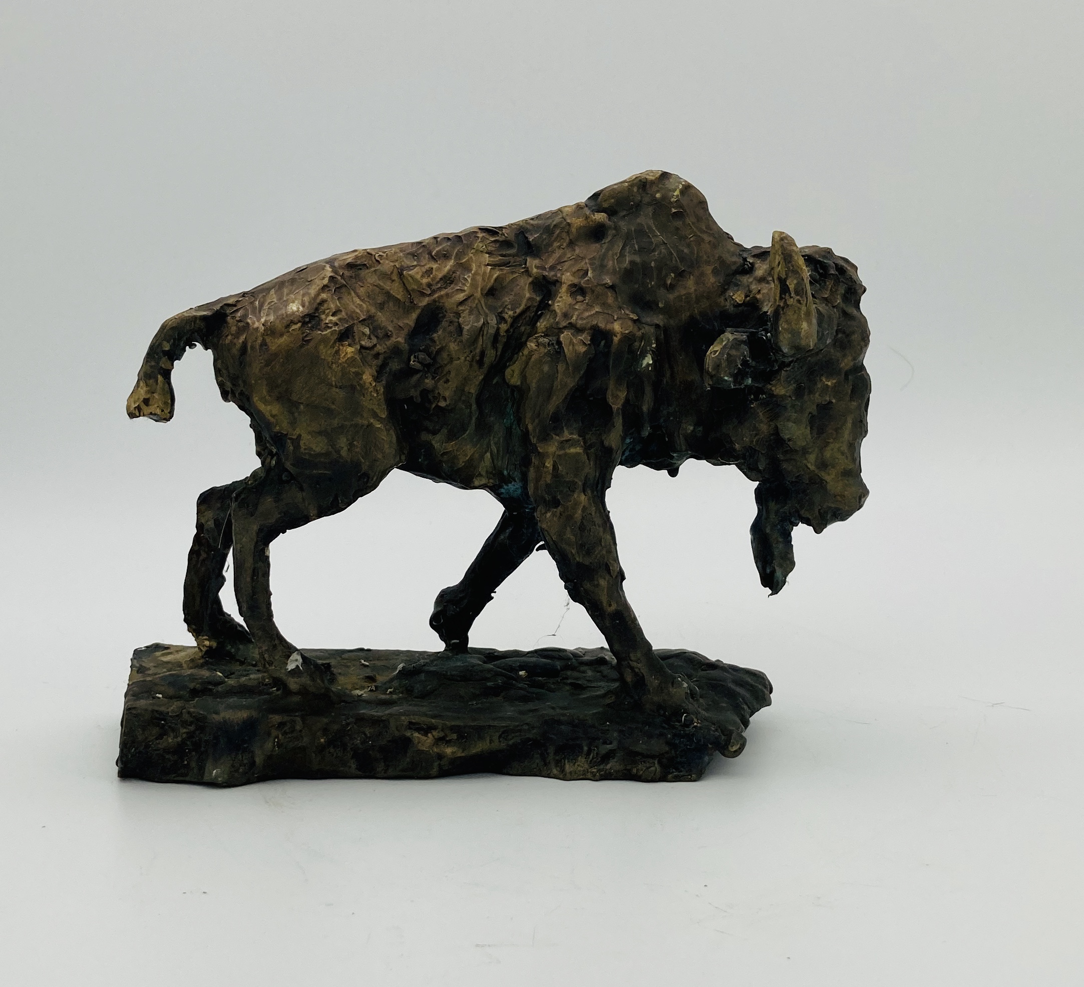 Buffalo in bronze